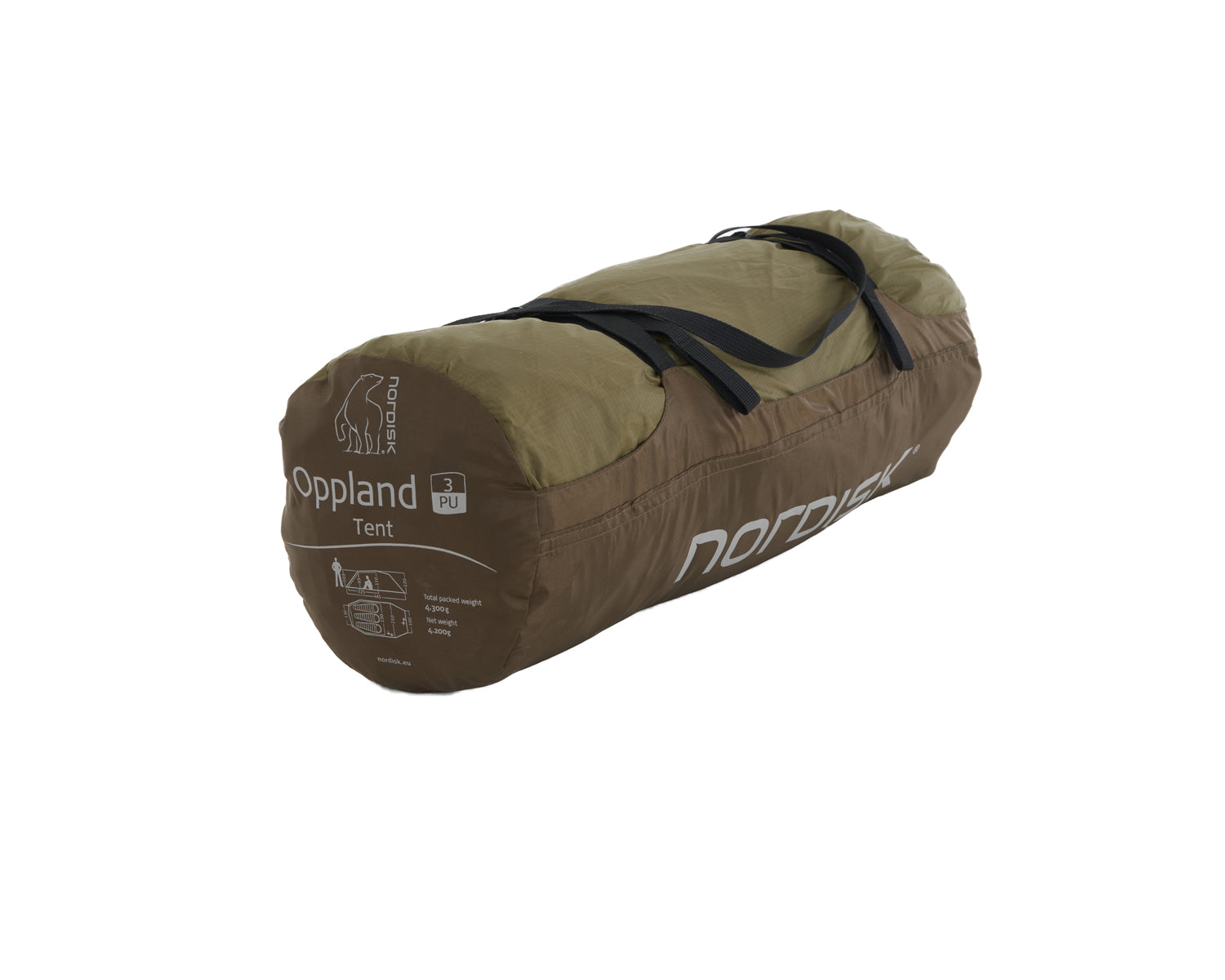 Oppland 3 PU (3.0) Tent - 3 person | Dark Olive