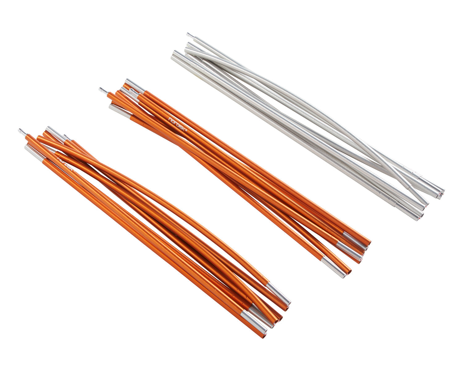 Oppland 3 PU Spare Pole Set - Aluminium