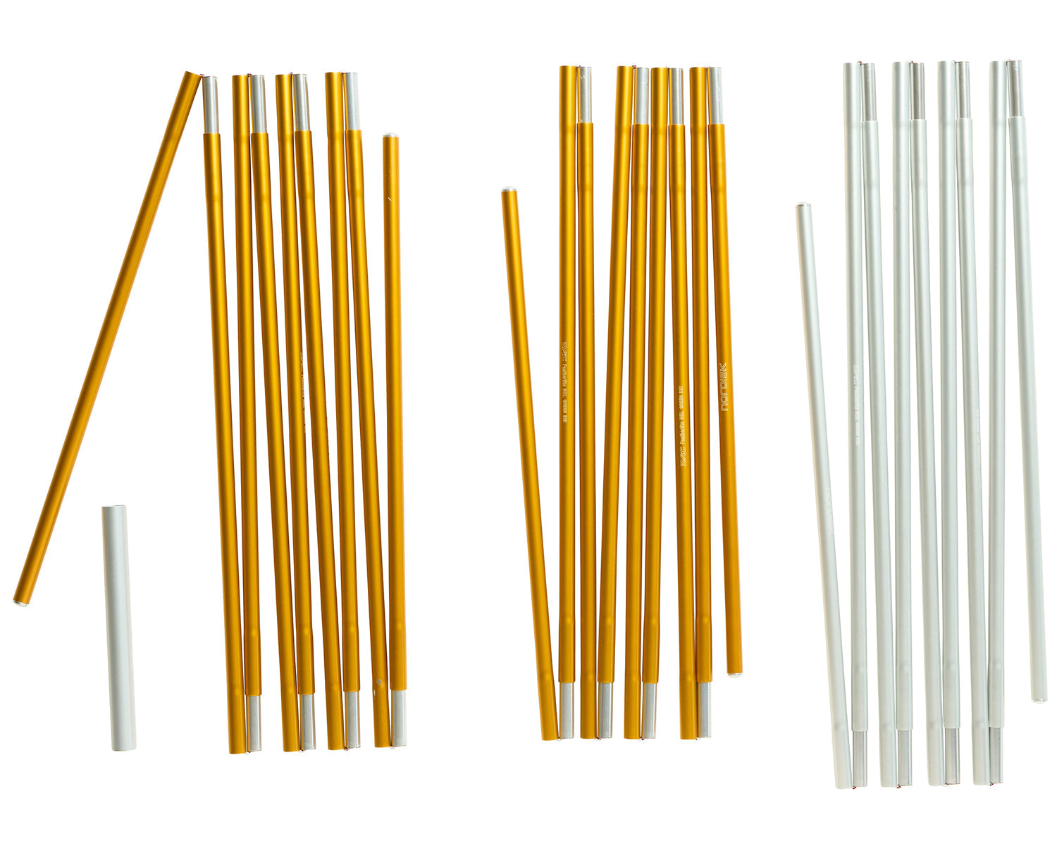 Seiland 2 SP Spare Pole Set - Aluminium