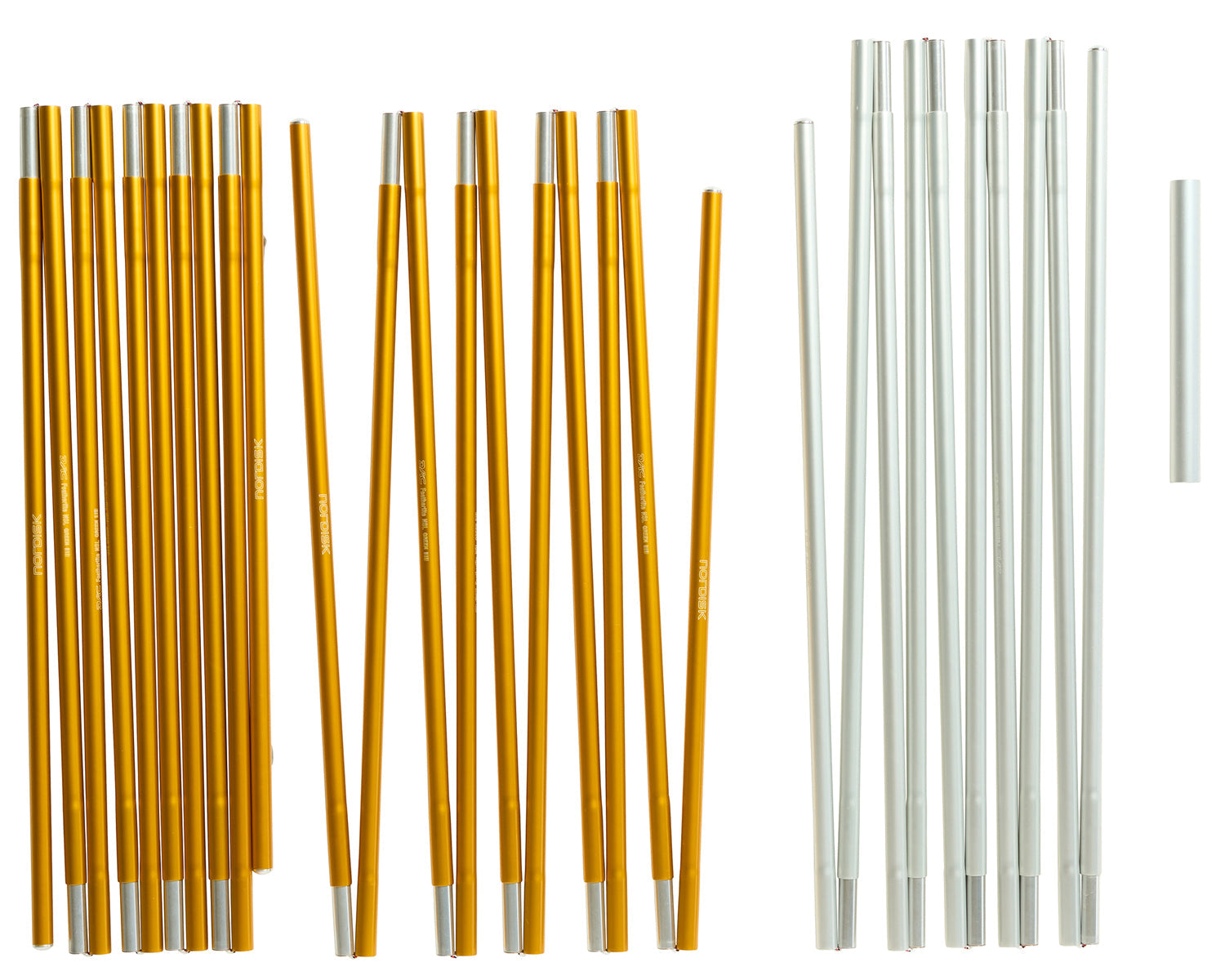 Seiland 3 SP Spare Pole Set - Aluminium