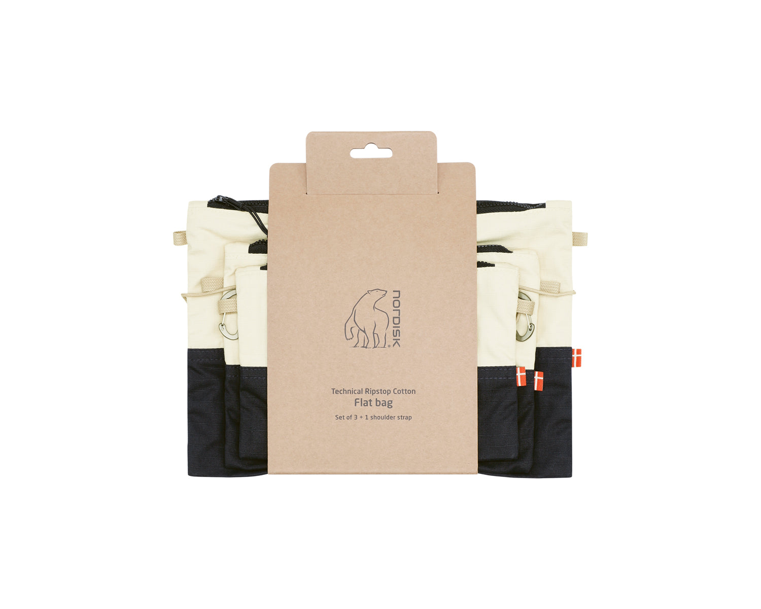 Skive Flat Bags (set of 3) - Sandshell