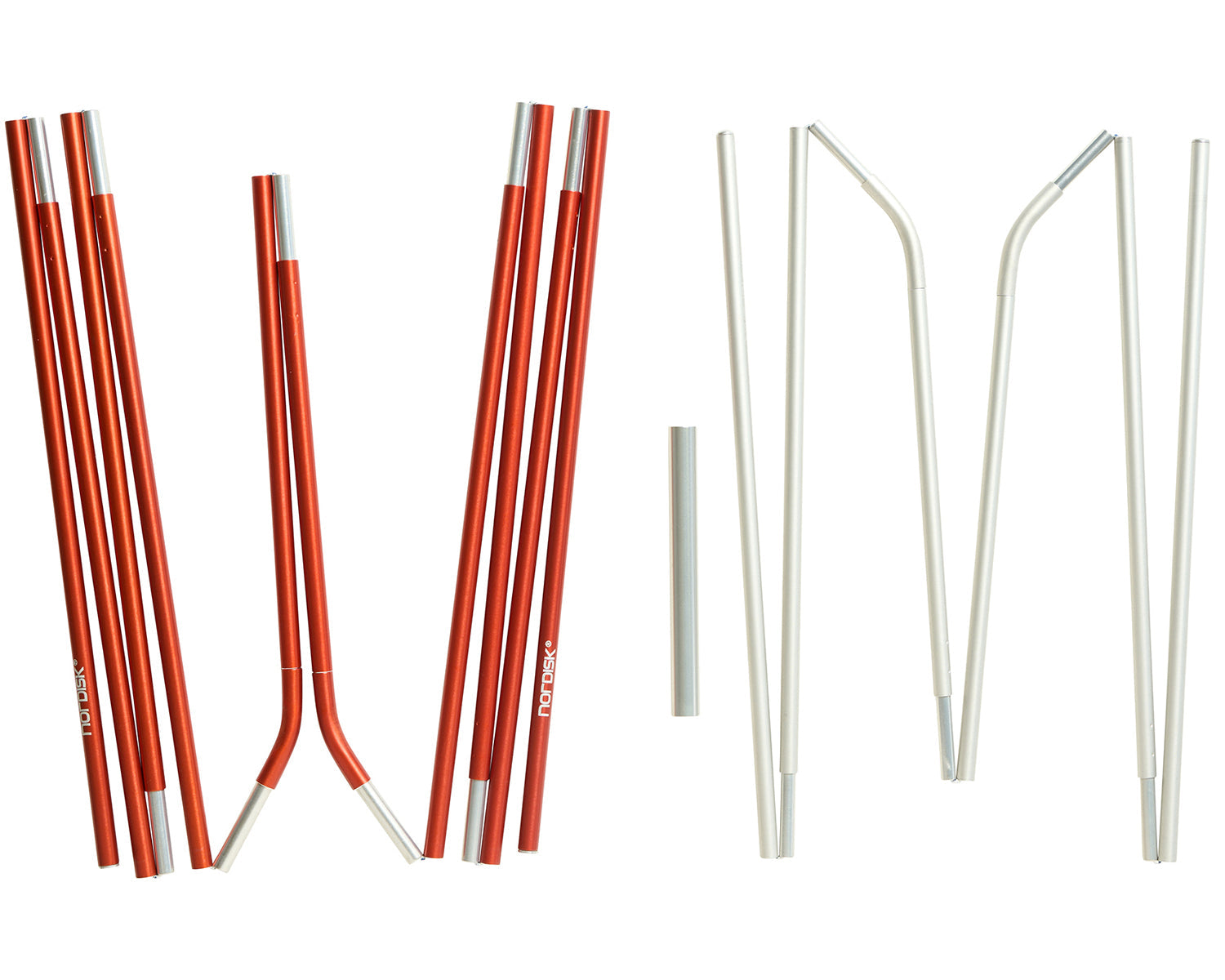 Svalbard 1 PU (2.0) Spare Pole Set - Aluminium