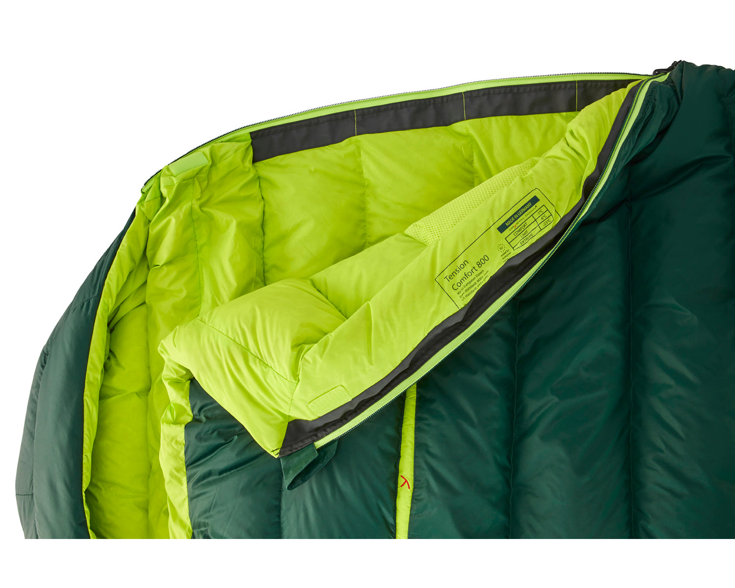 Tension Comfort 800 Sleeping Bag - Scarab