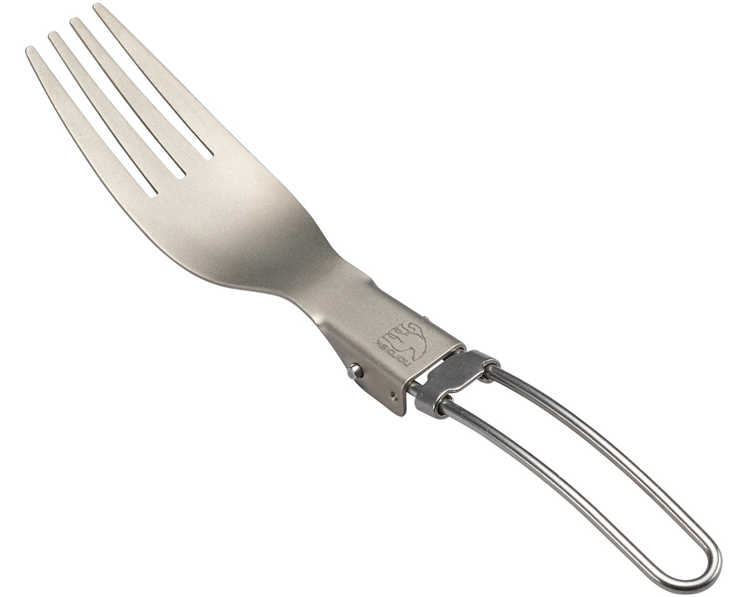Titanium Foldable Fork - Matt Silver