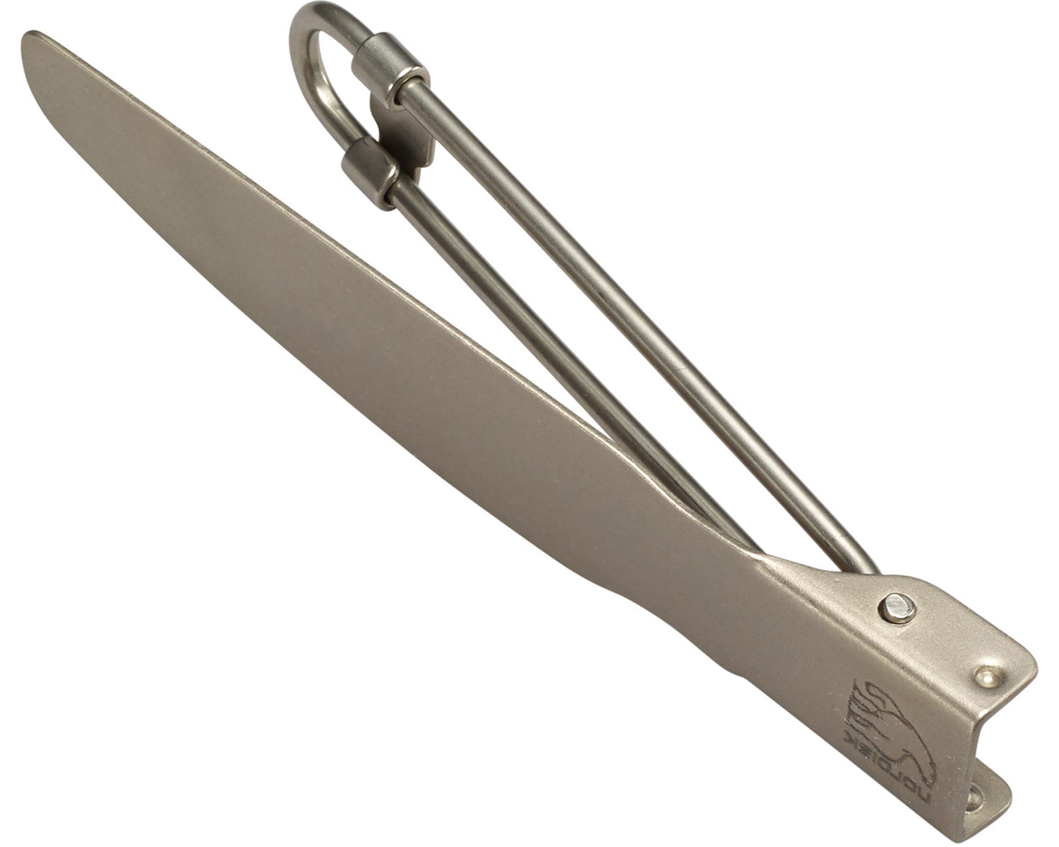 Titanium Foldable Knife - Matt Silver
