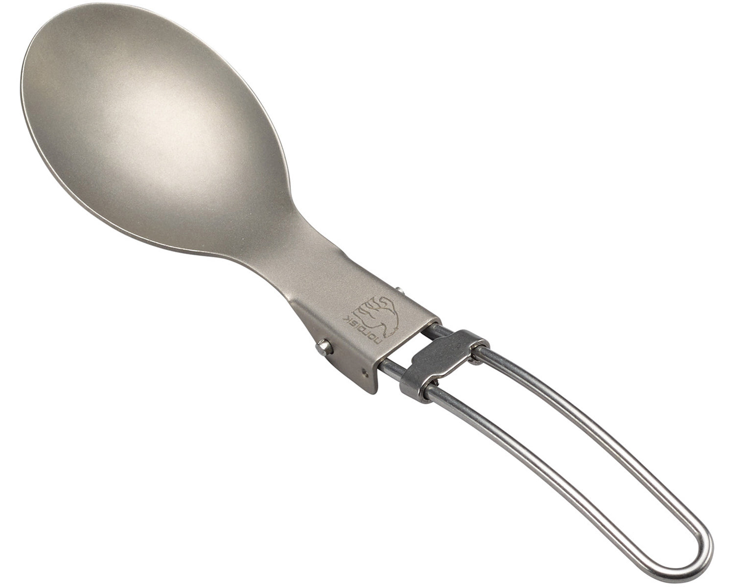 Titanium Foldable Spoon - Matt Silver