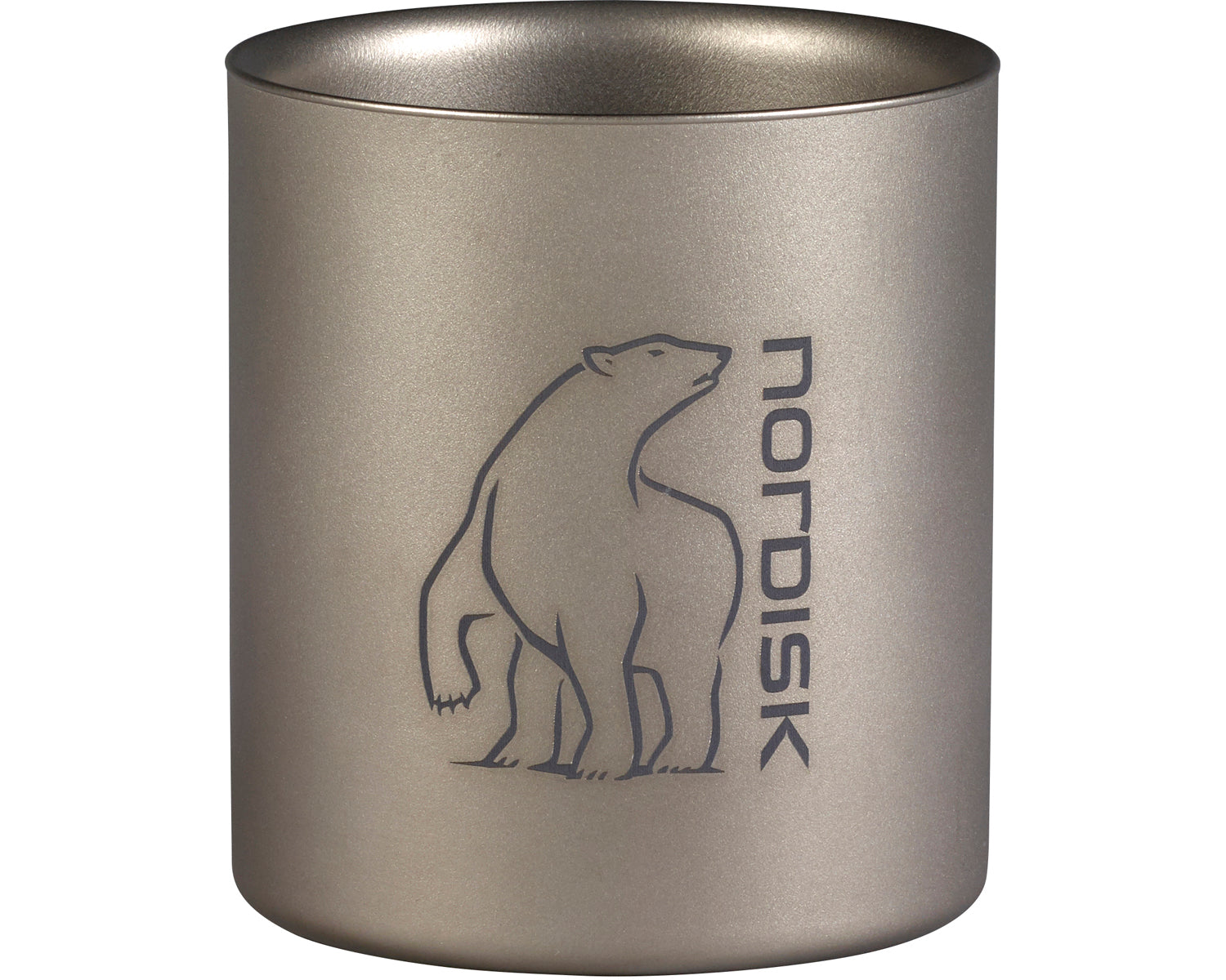 Titanium Mug 220ml - Matt Silver