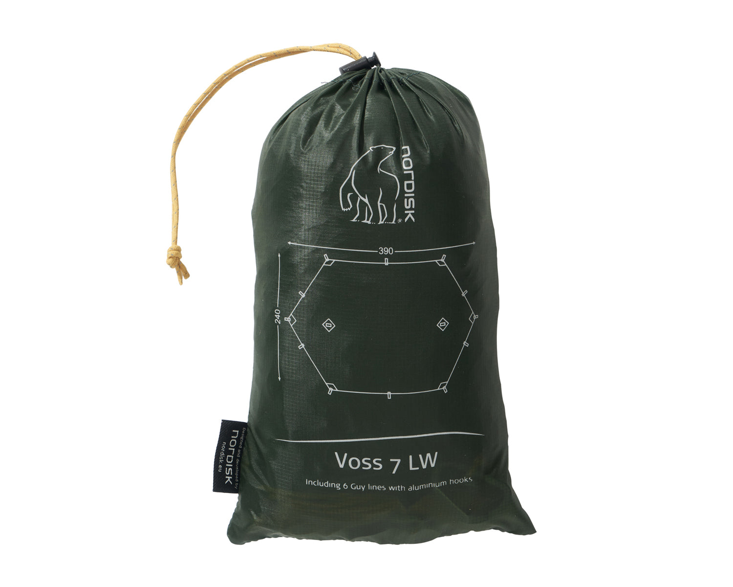 Voss 7 LW Multi Tarp - 7 m² | Forest Green