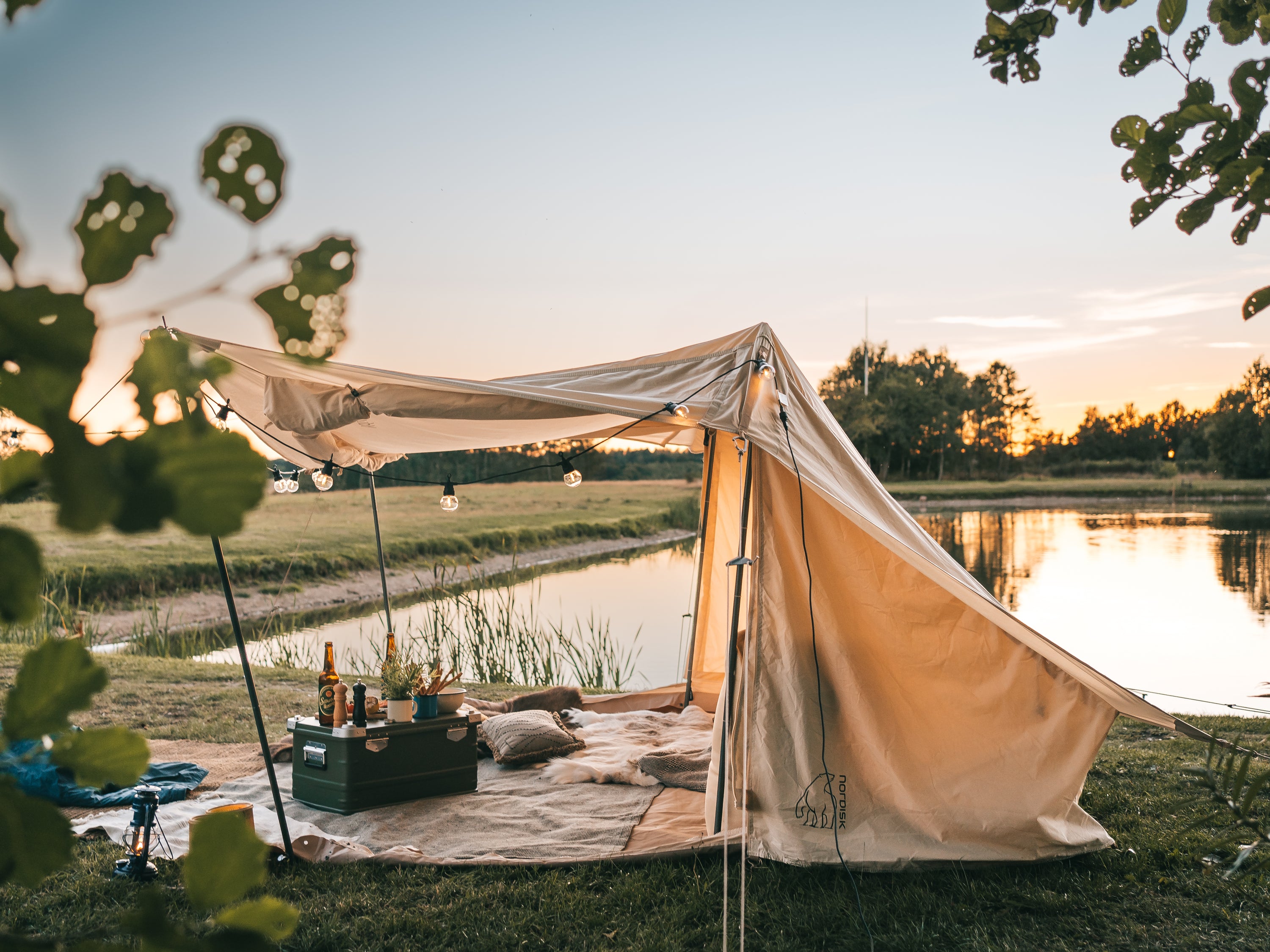 Ydun Sky 5.5 Glamping Tent - 5.5 m² | 4 person | Sandshell