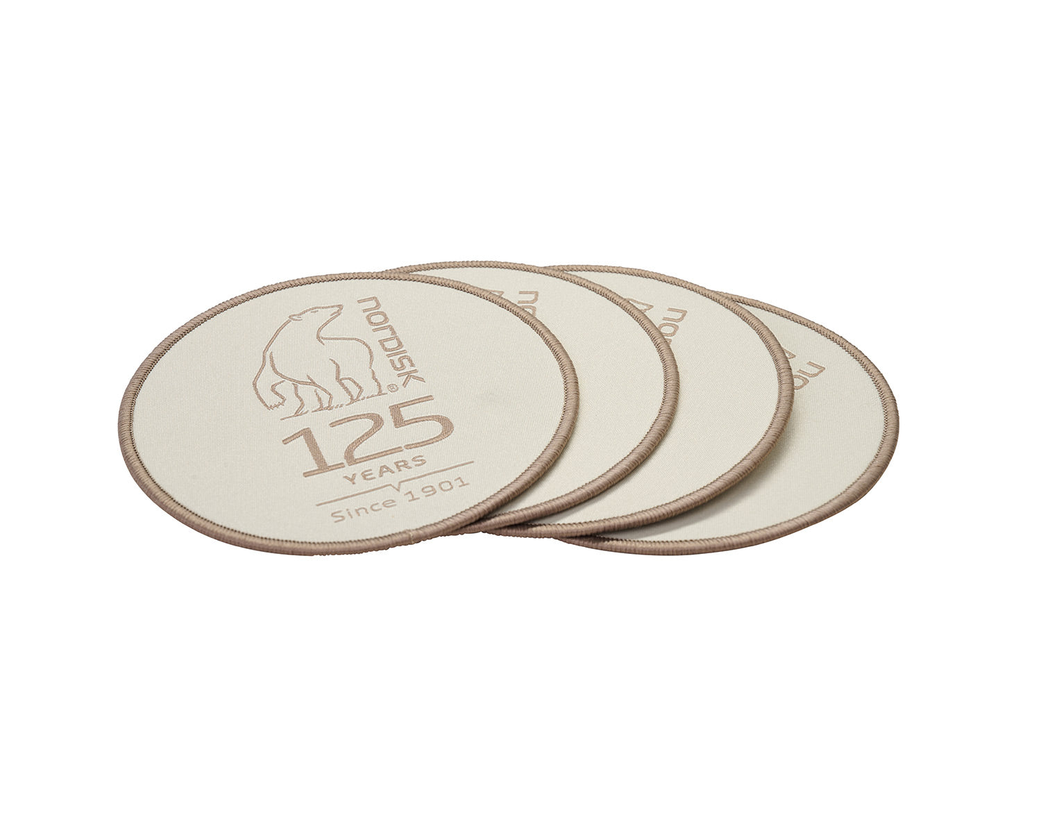 125 Years Coaster Set (4-pack) - Sandshell