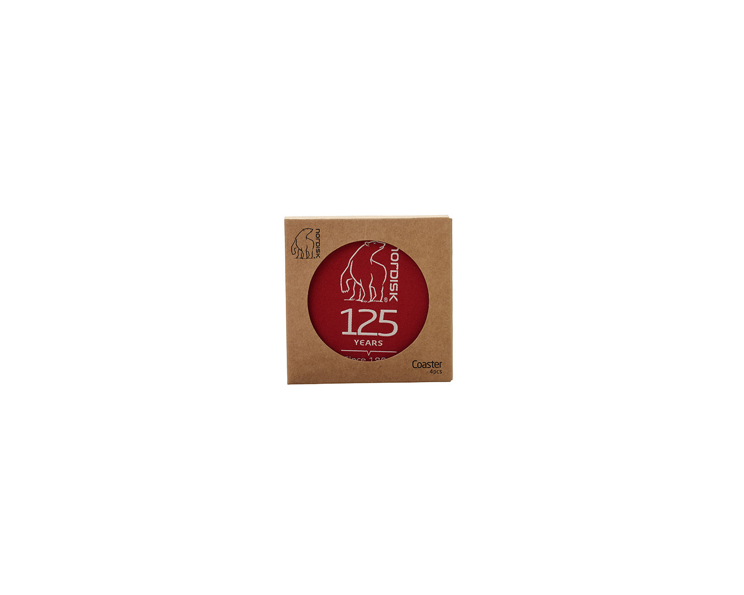 125 Years Coaster Set (4-pack) - Red Ochre