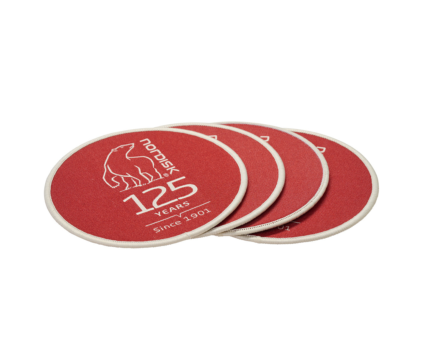 125 Years Coaster Set (4-pack) - Red Ochre