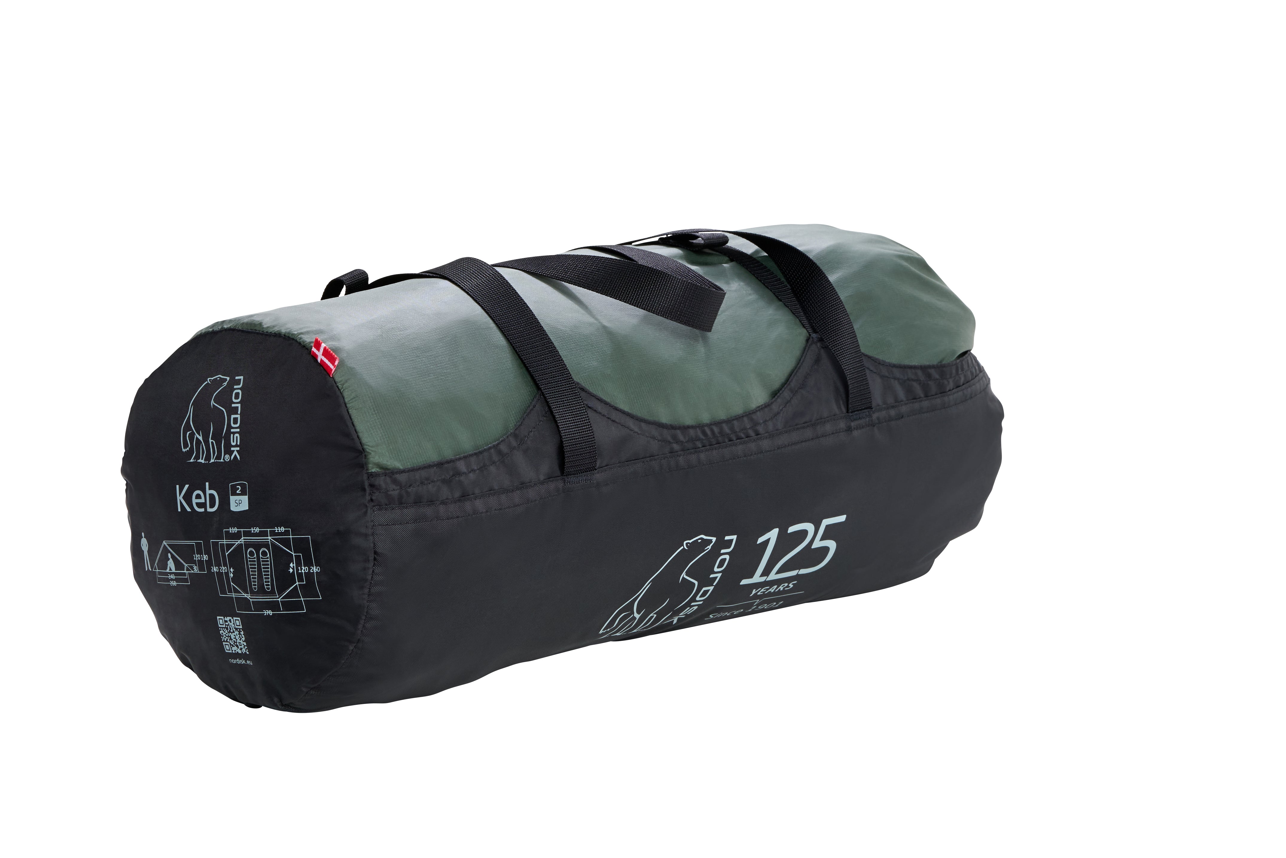 125 Years Keb 2 SP Tent - Black Forest Green