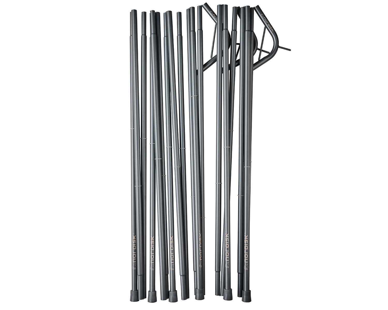 Vanaheim 40 Spare Pole Set - Steel/Gunmetal Grey