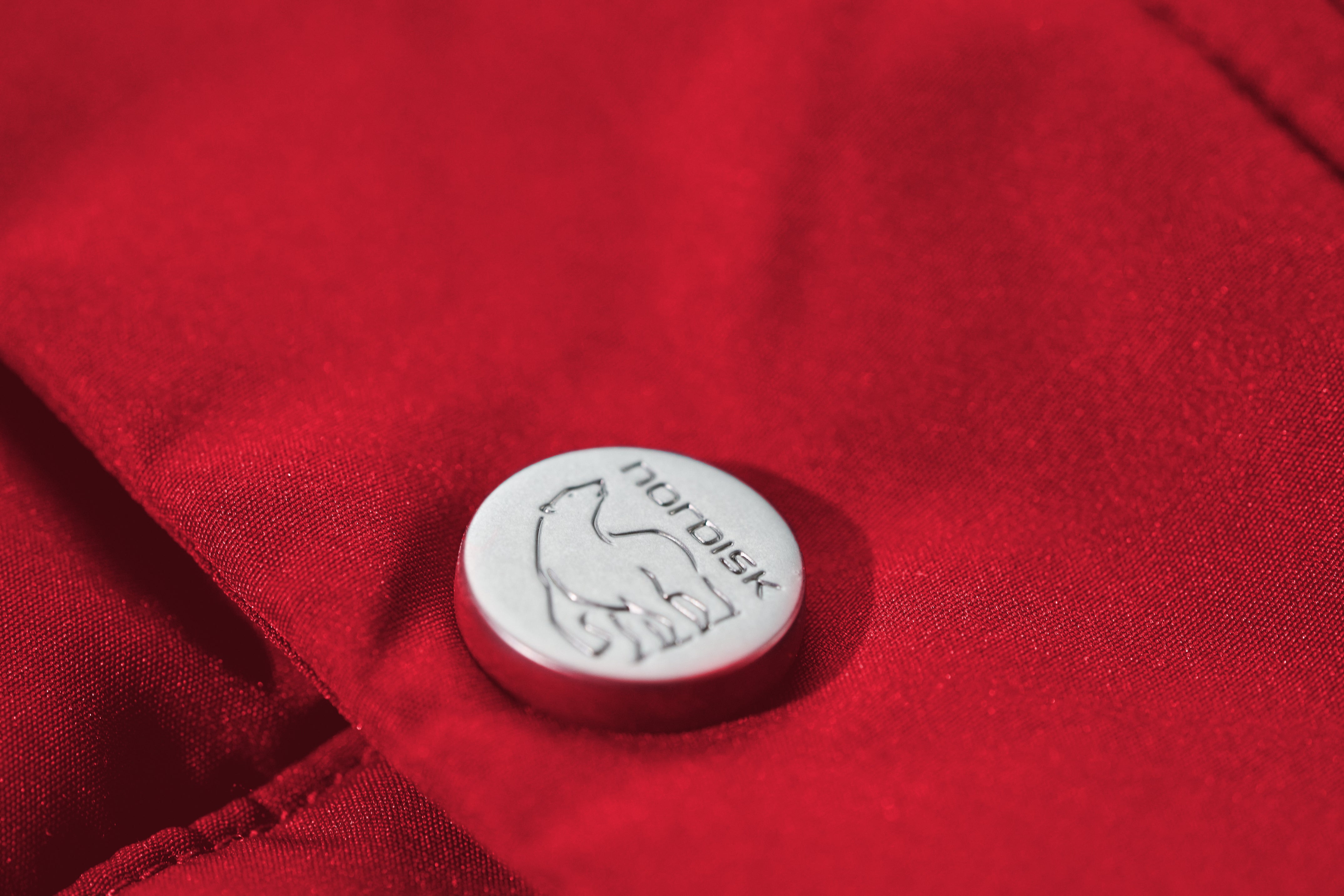 125 Years Caravan Unisex Down Vest - Samba Red