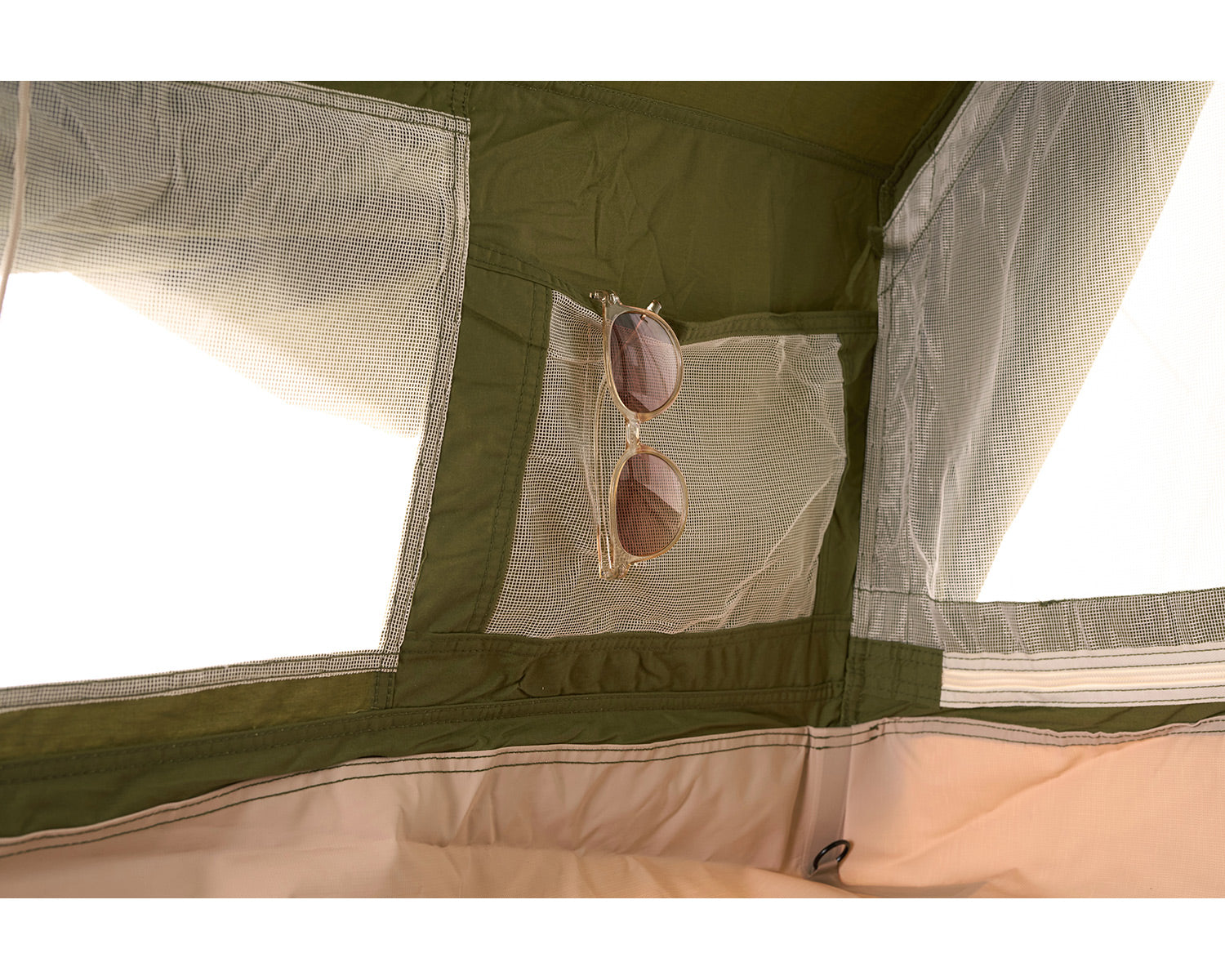 Ydun 5.5 Glamping Tent - 5.5 m² | 4 person | Green Khaki