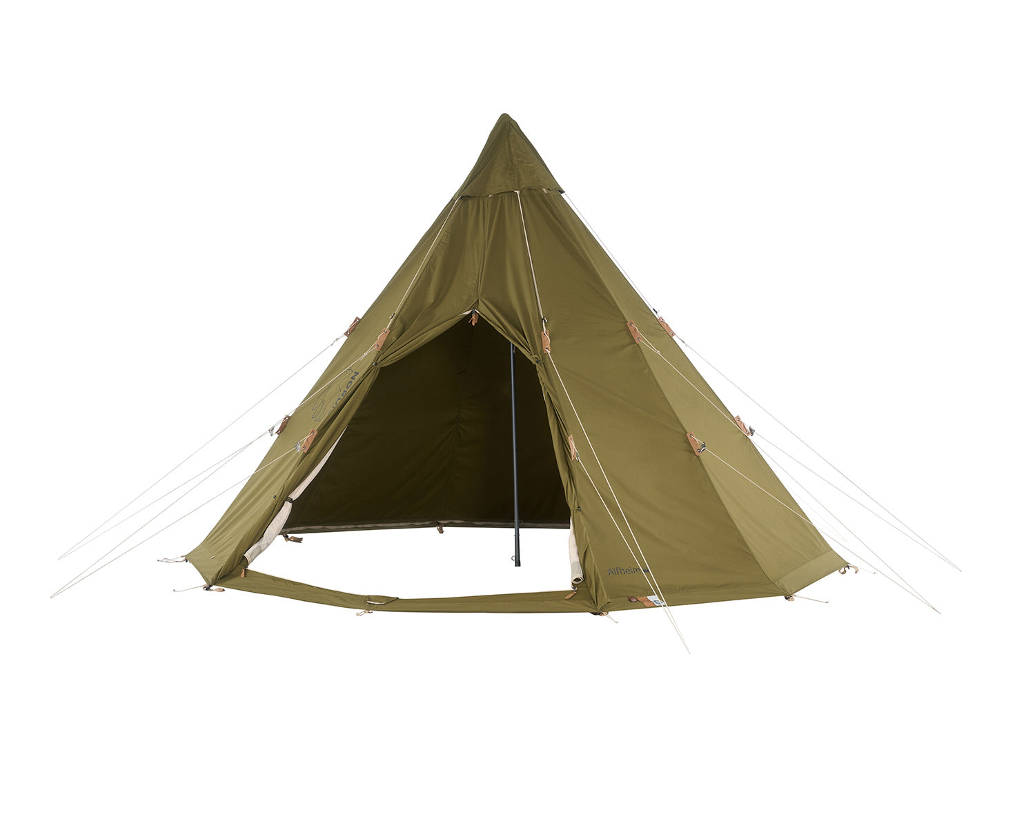 Alfheim 12.6 Glamping Tent - 12.6 m² | 6 person | Green Khaki