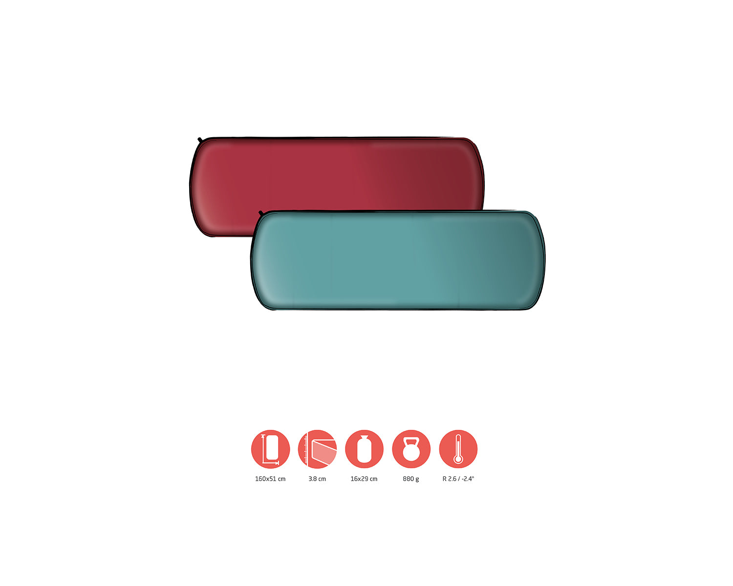 Hattan 3.8 Kids Self-Infl. Mat - Meadowbrook Blue