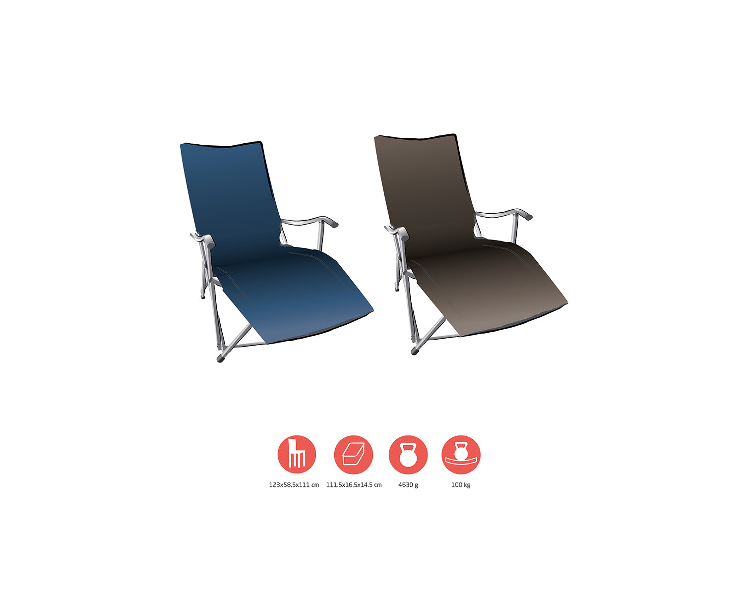 El Tovar Lounger Chair - Falcon Grey