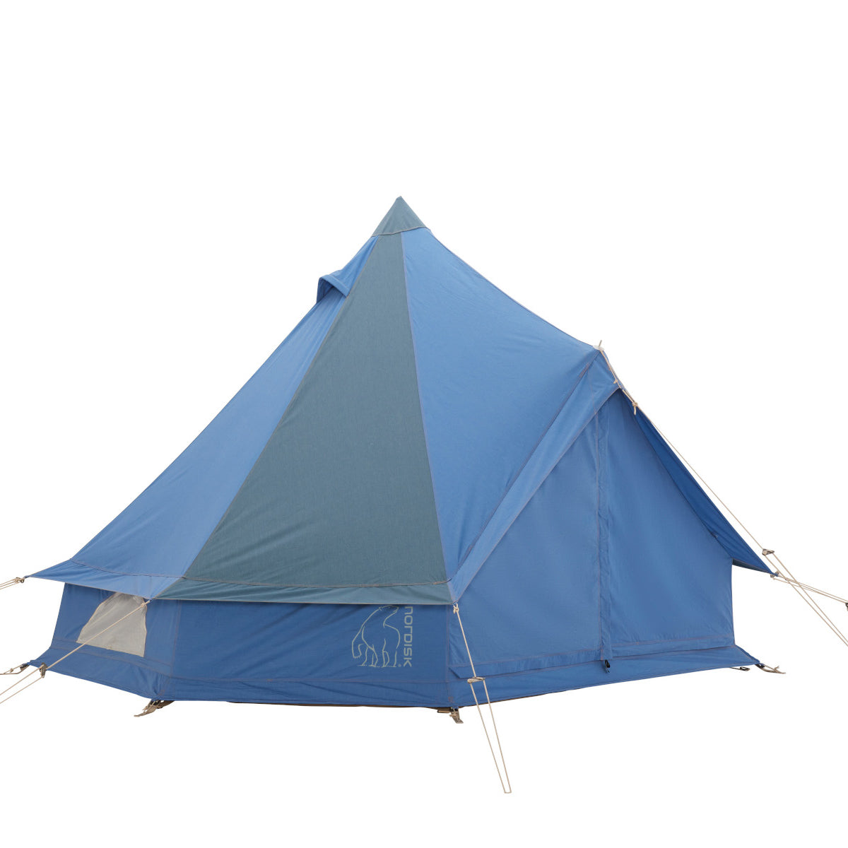 blauwe tent Asgard 7.1 M² Denim Tent