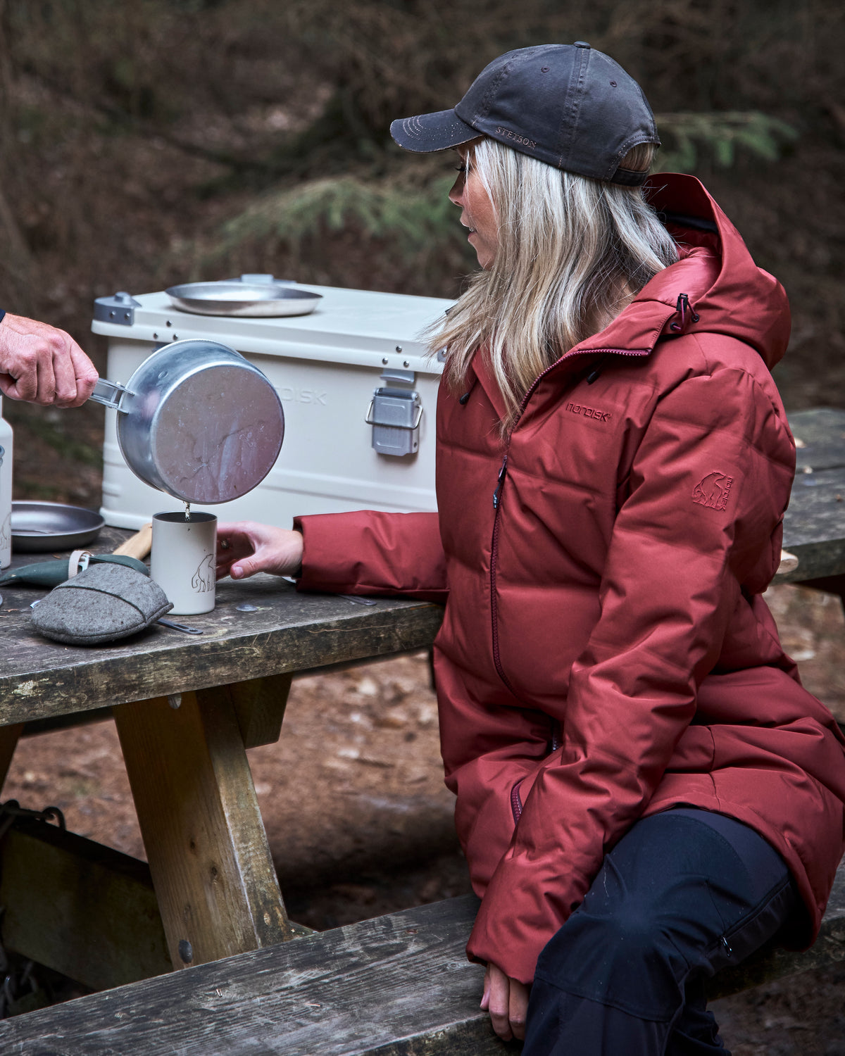 ジャケット・アウター GADID ANONIEM BRUCK/BORDEAUX Aukea Down Jacket | Nordisk Scandinavian Apparel Collection