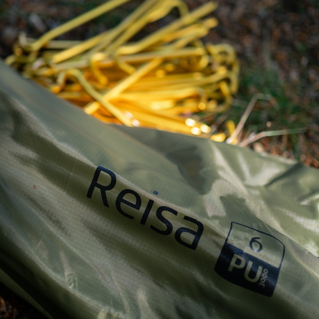 Reisa 6 PU Tent with skirt - 6 person | Beige