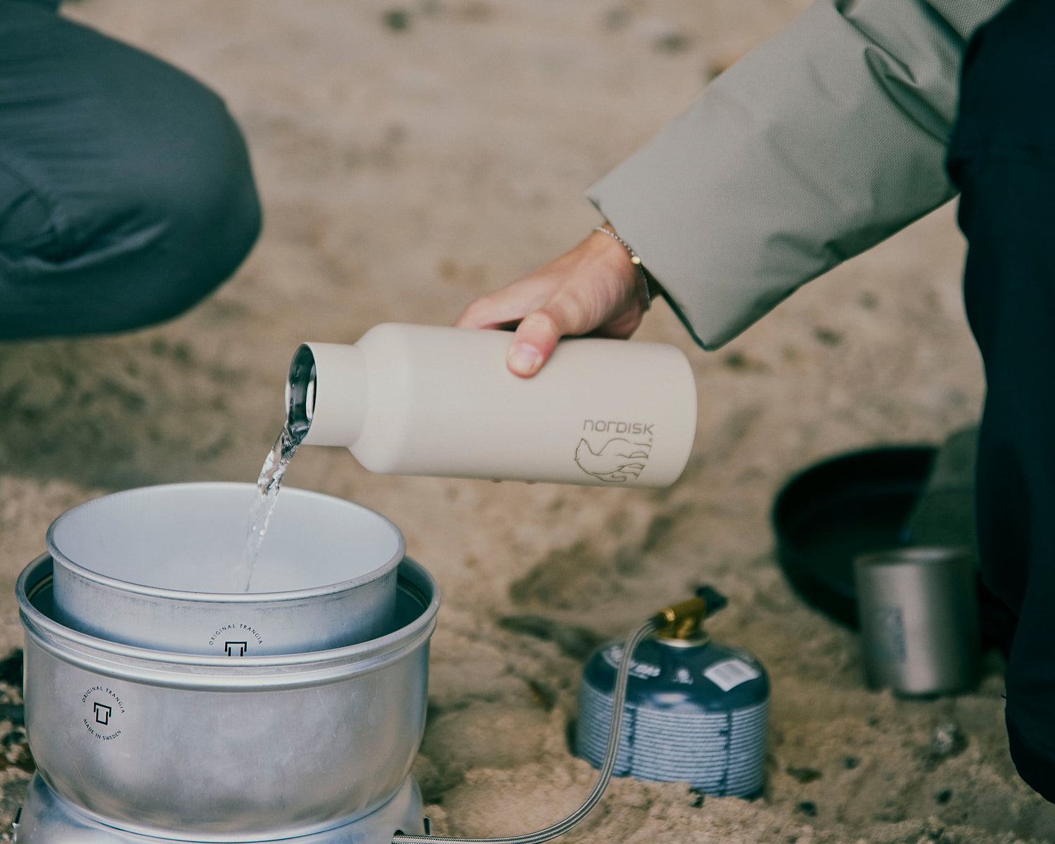 Steel Drinking Bottle 500ml - Sandshell