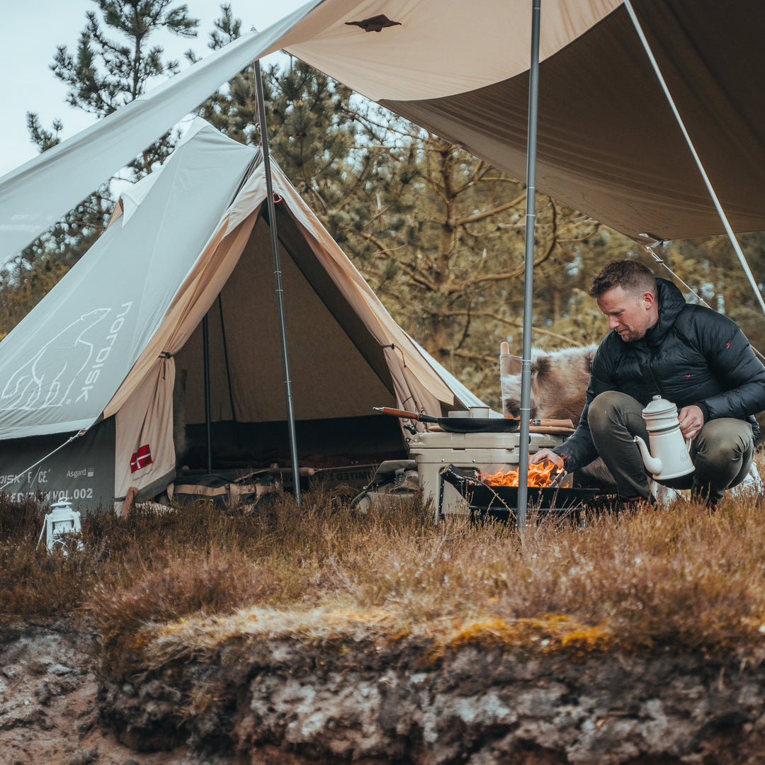 Asgard 7.2 Glamping Tent - 7.2 m² | 3 person | Sage Green