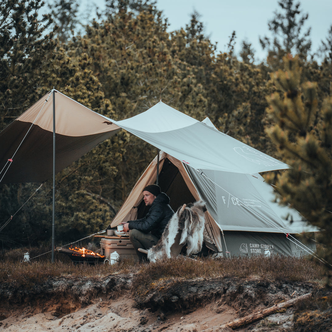 Asgard 7.2 Glamping Tent - 7.2 m² | 3 person | Sage Green