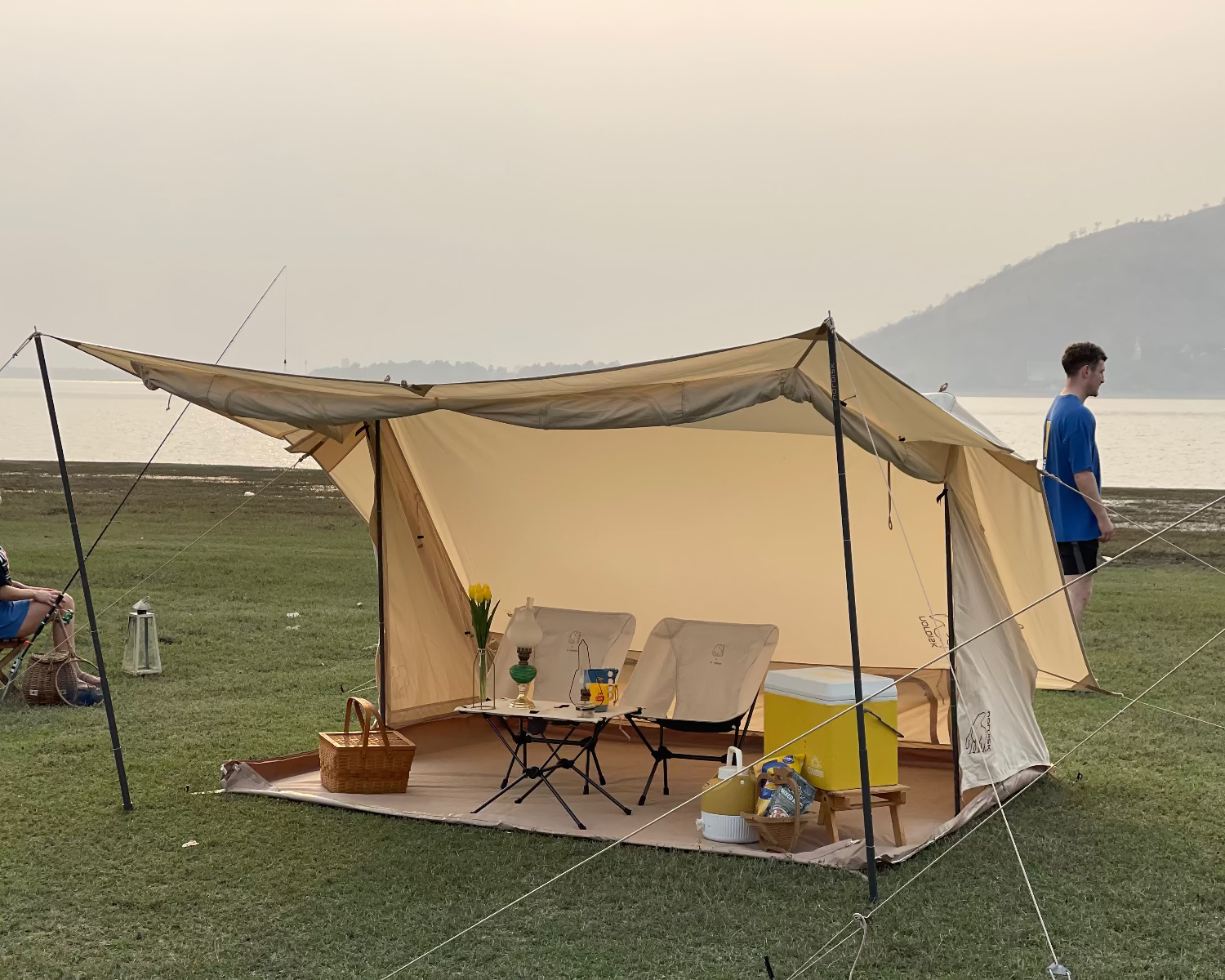 Ydun Sky 5.5 Glamping Tent - 5.5 m² | 4 person | Sandshell
