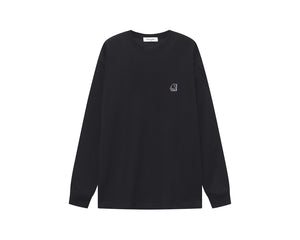 Small Polar Bear Long Sleeve T-Shirt Men's - Black