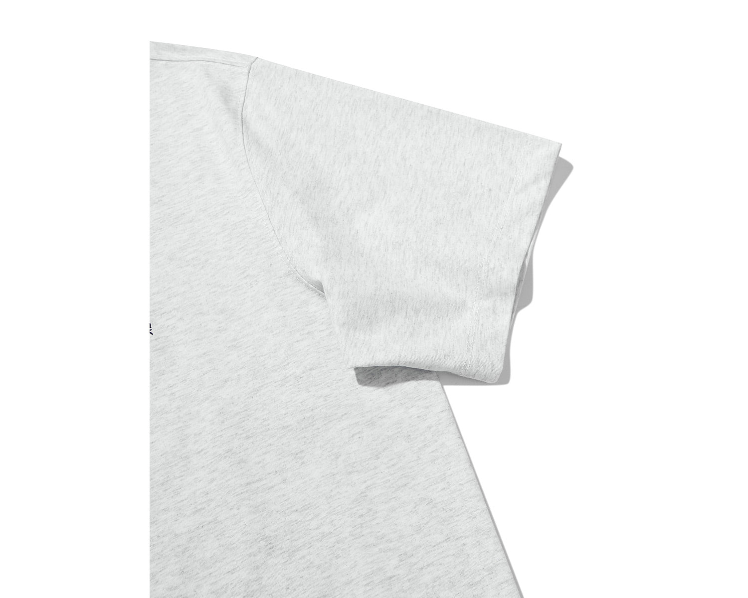 Small Polar Bear Short Sleeve T-Shirt Unisex - Light Grey