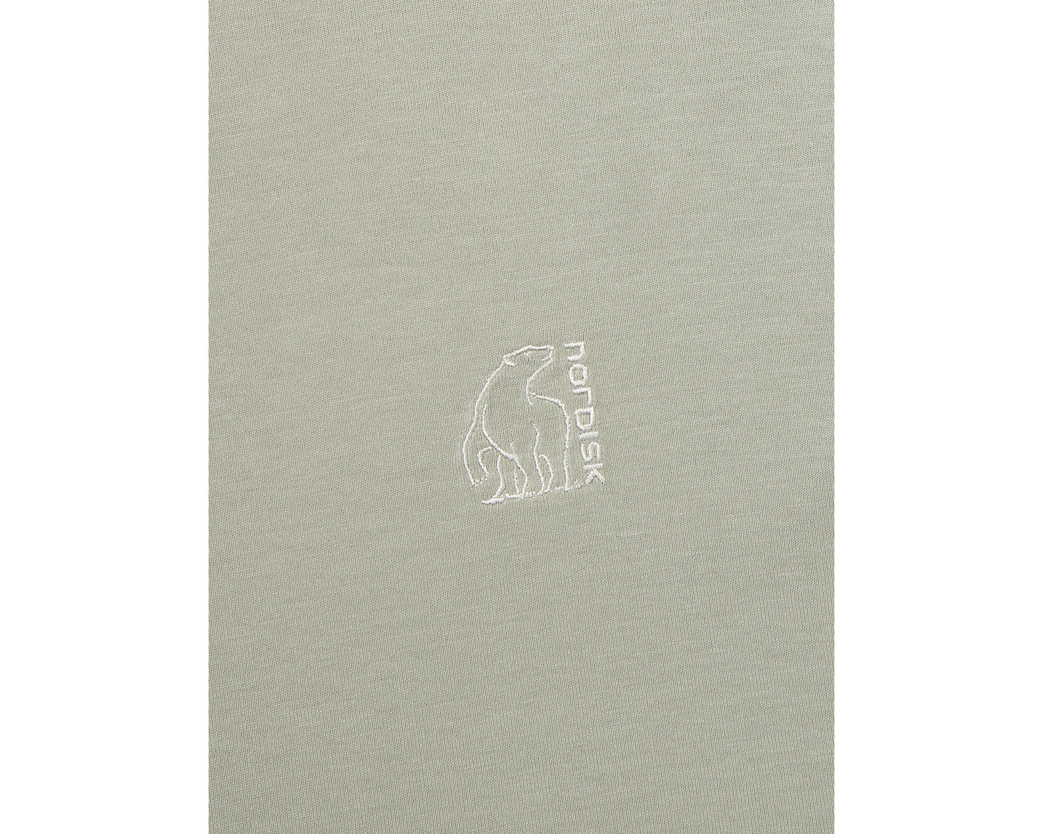 Small Polar Bear Short Sleeve T-Shirt Unisex - Khaki