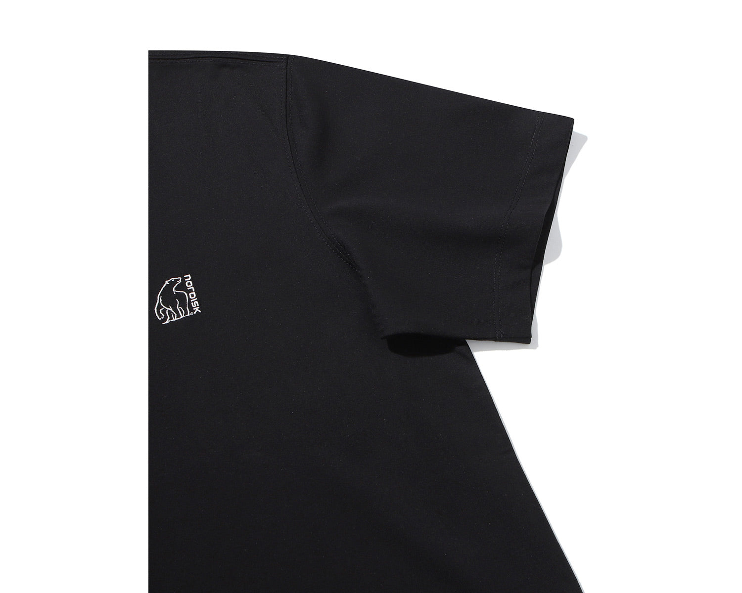 Small Polar Bear Short Sleeve T-Shirt Unisex - Black