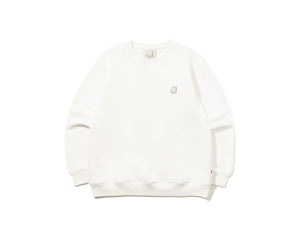 Sauna Cartoon Polar Bear Graphic Sweatshirt Unisex - Off White