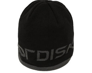Big Logo Wording Beanie Unisex - Black