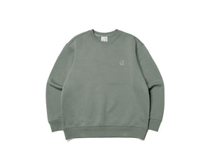 Camping Bear Back Brushed Sweatshirt Unisex - Jade