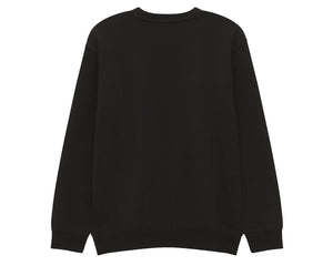 Basic Brushed Sweatshirt Unisex - Black