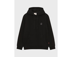 Basic Brushed Hoodie Unisex - Black
