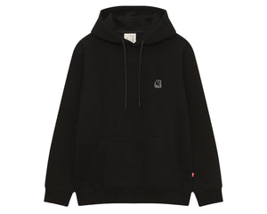 Basic Brushed Hoodie Unisex - Black