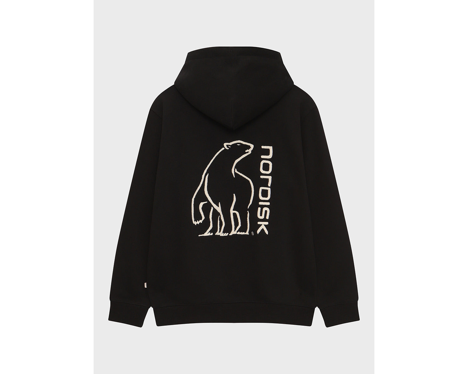 Basic Brushed Hoodie Unisex - Black