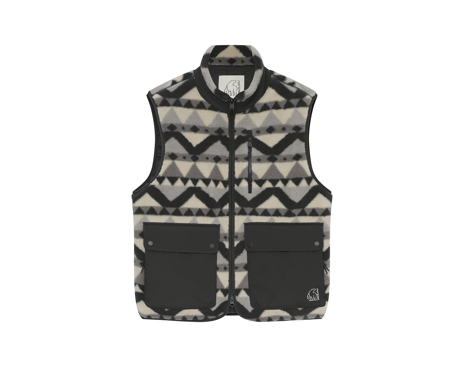 Fleece Vest Unisex - Grey