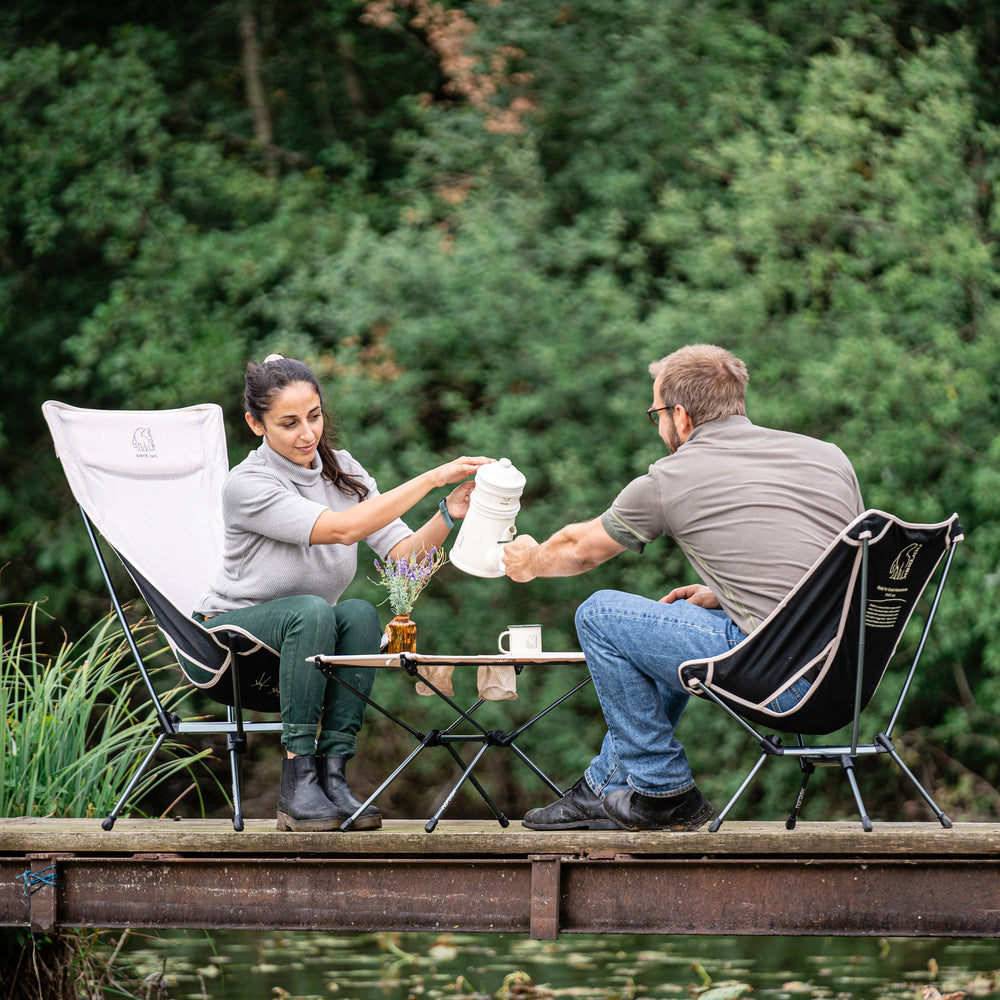 Kongelund Lounge Chair Sandshell | Nordisk Camp Furniture