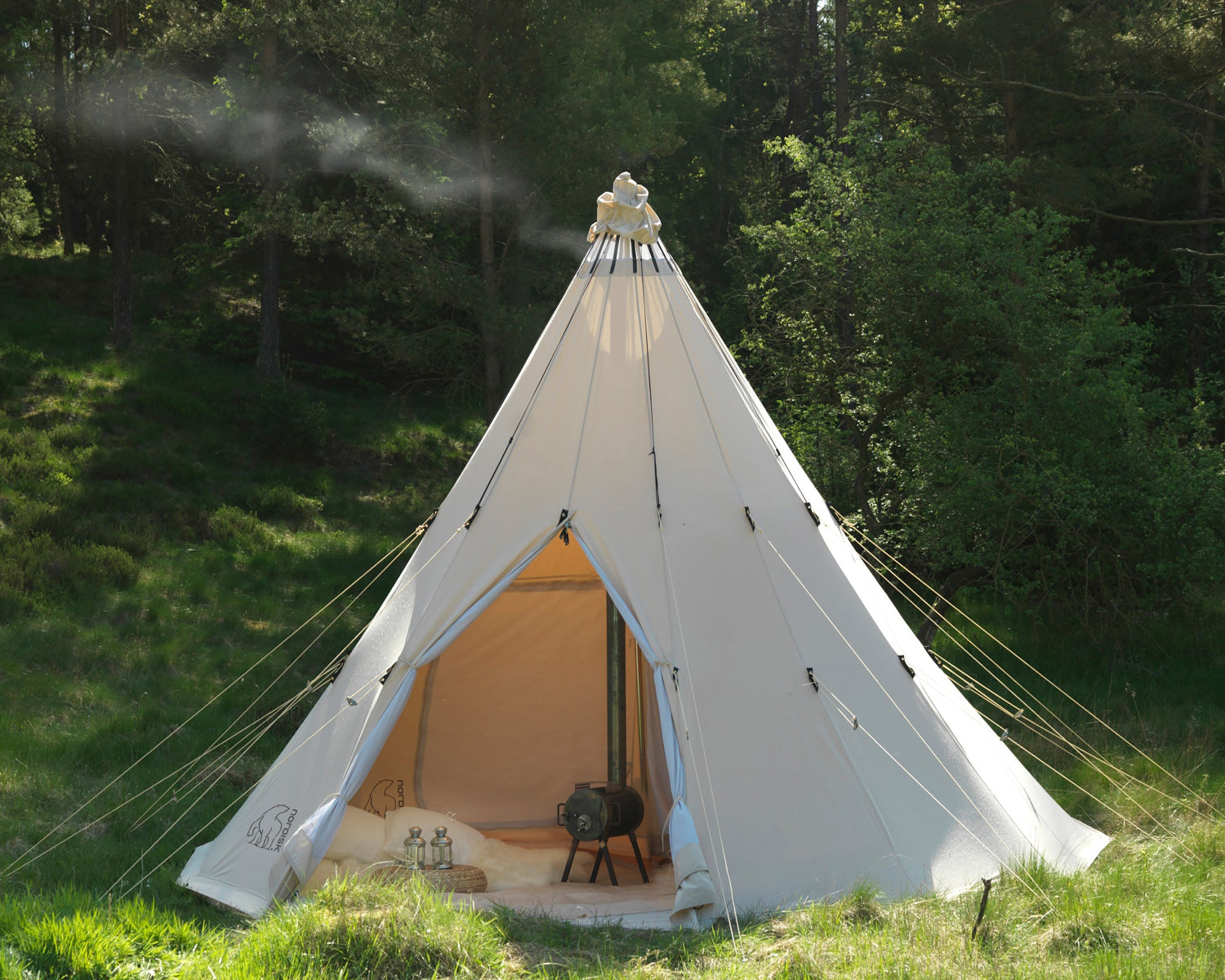 Alfheim 19.6 Glamping Tent - 19.6 m² | 8-10 person | Sandshell