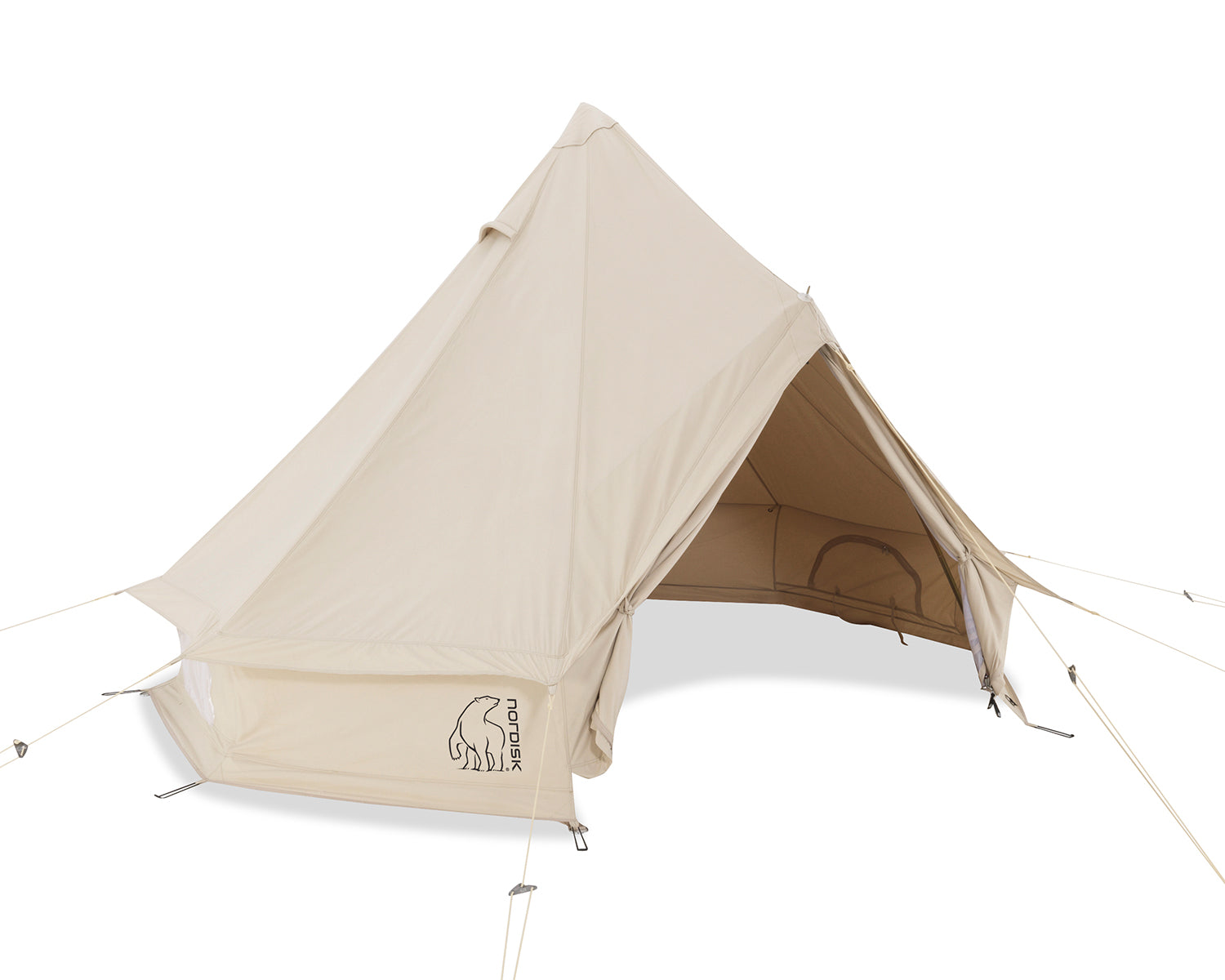 Asgard 19.6 m² glamping tent - 8-10 person - Natural