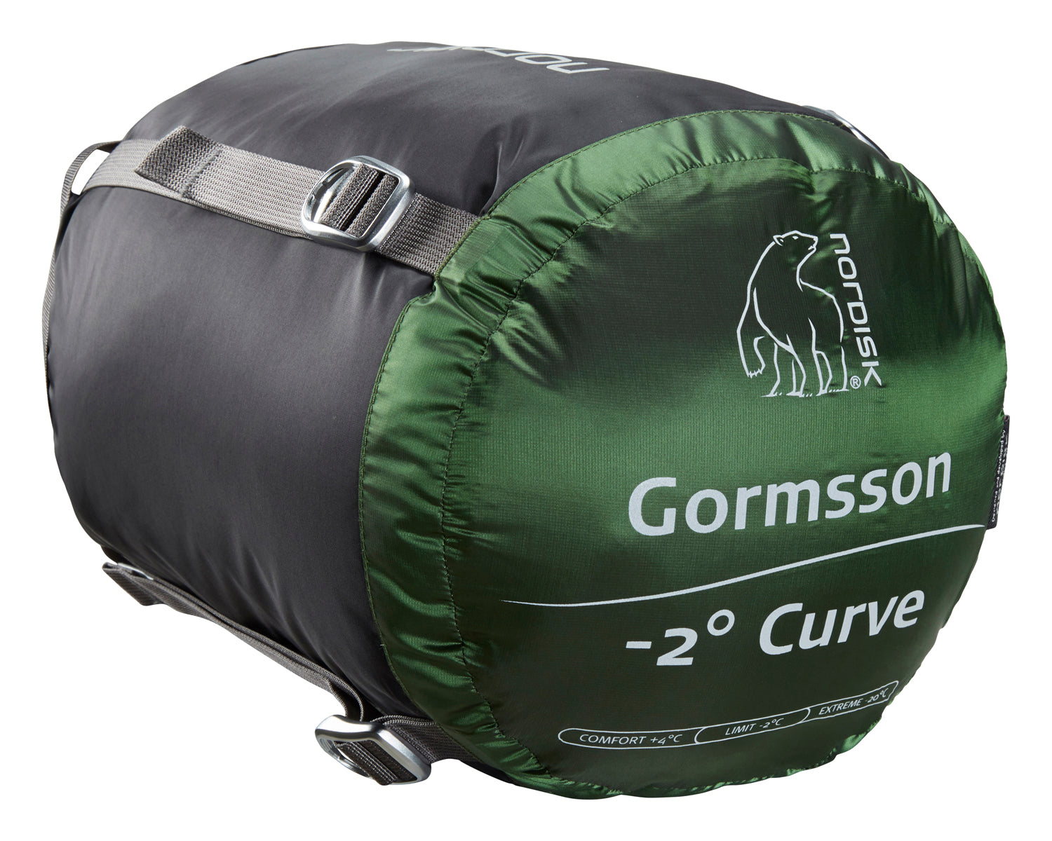 Gormsson -2° Curve sleeping bag - Artichoke Green/Mustard Yellow/Black