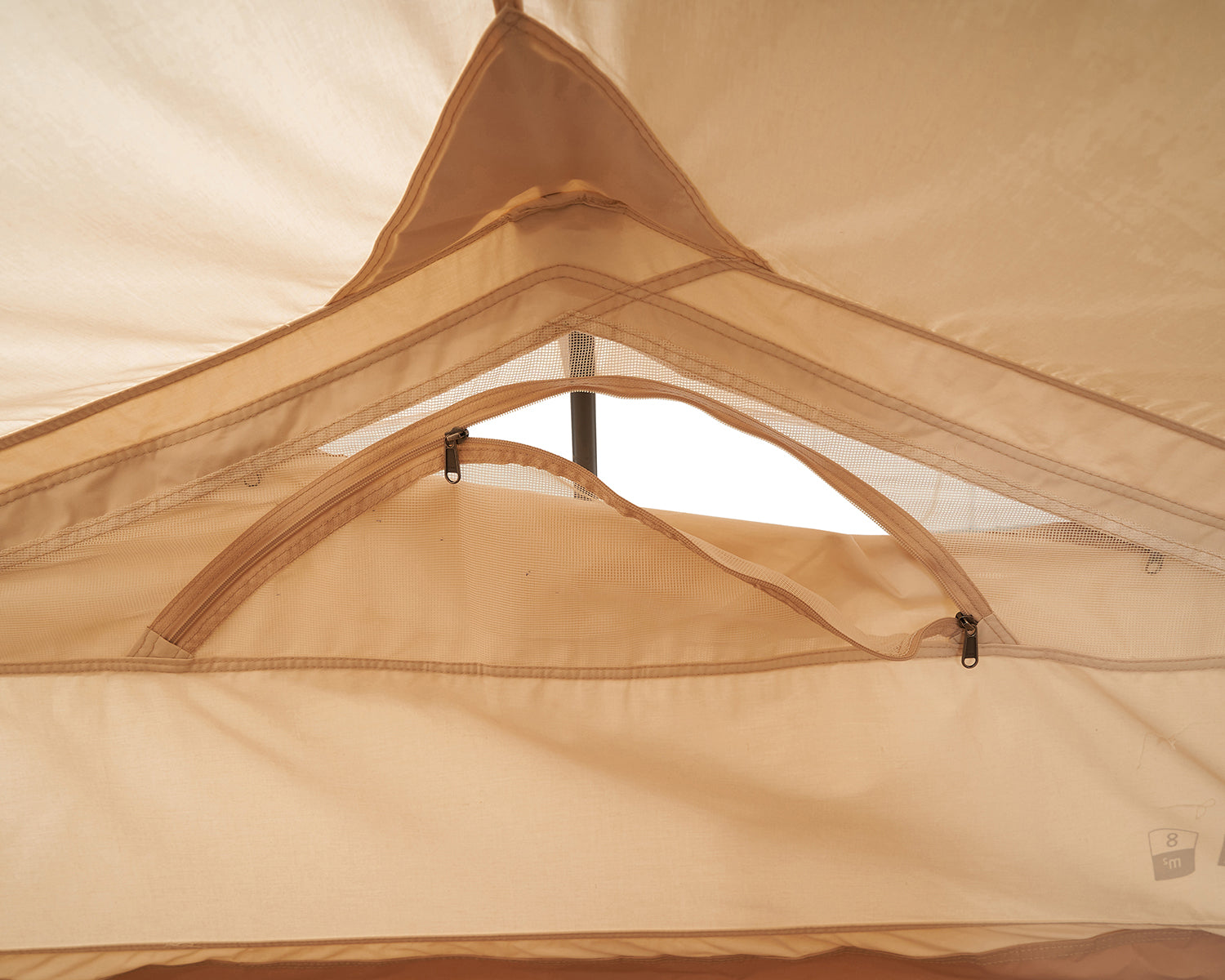 Jarnvid 8 m² technical cotton tent - 8 m² - Sandshell