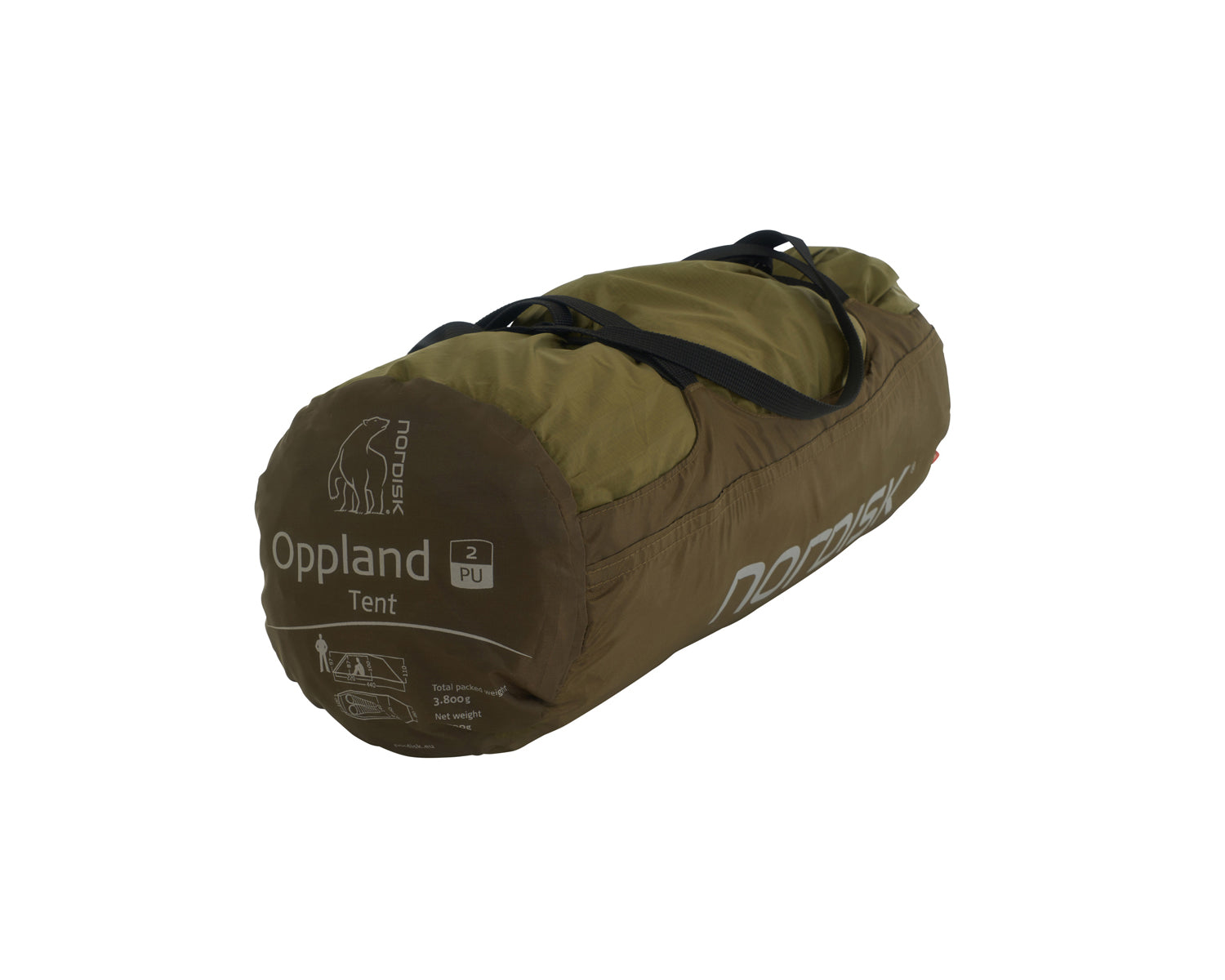 Oppland 2 PU (2.0) tent - 2 person - Dark Olive