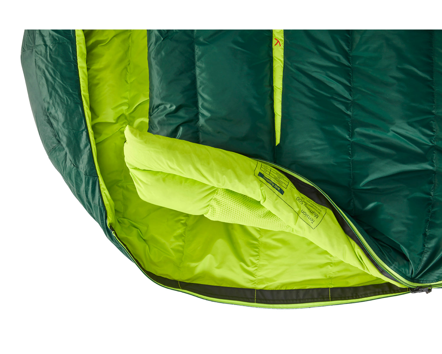 Tension Mummy 500 (RIGHT ZIP) - Scarab/Lime
