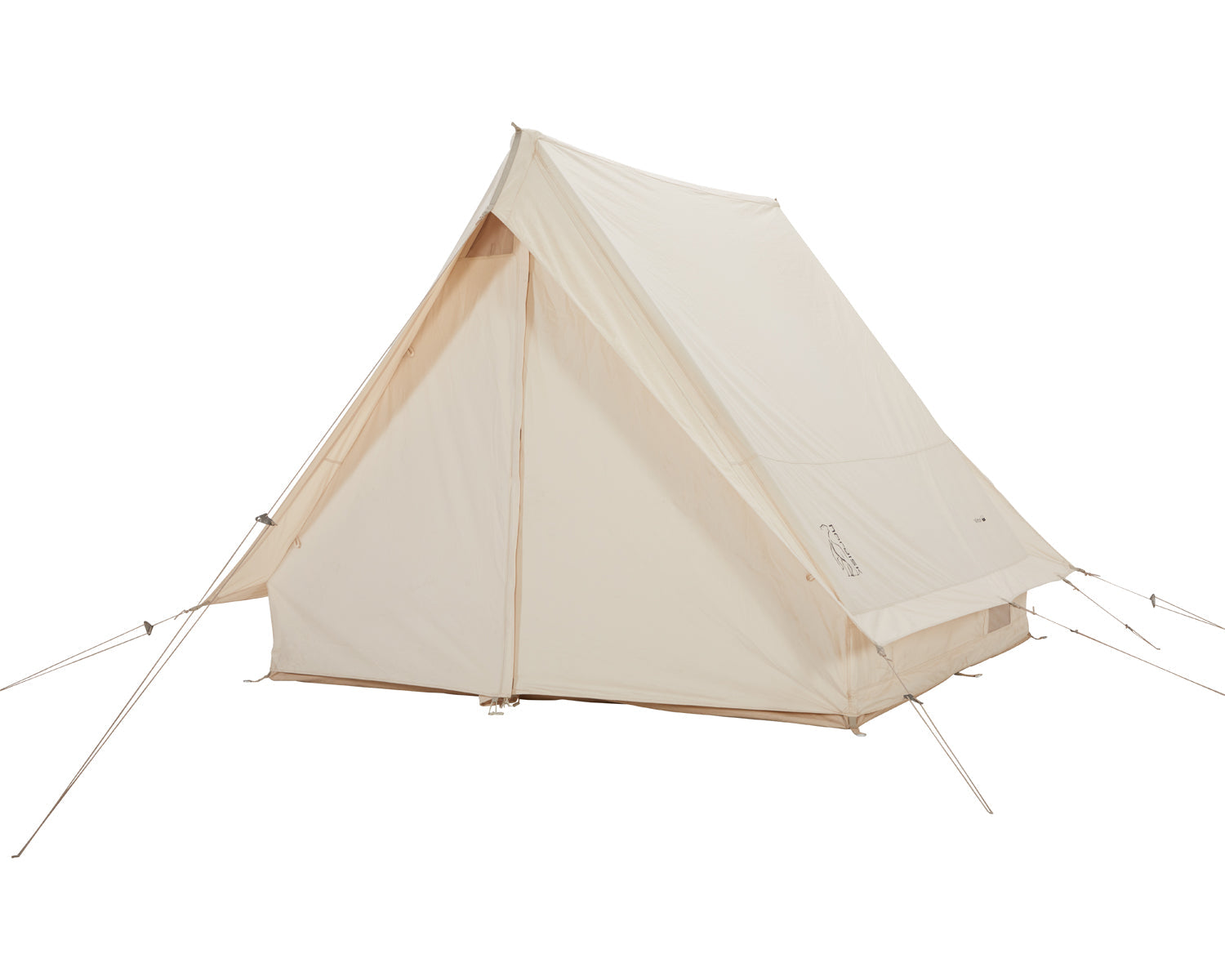 Vimur 5.6 m² glamping tent - 4 person - Natural